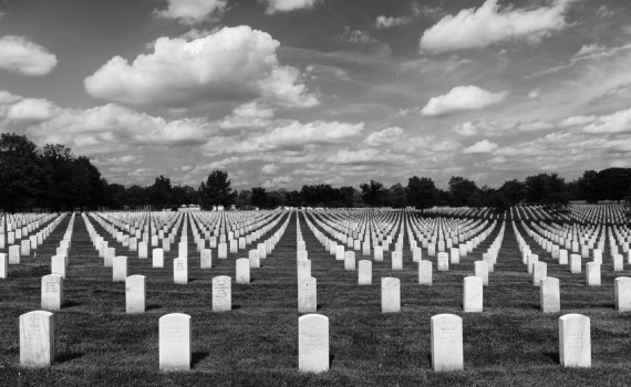 Washington, DC - June 01, 2018: Arlington National Cemetery.