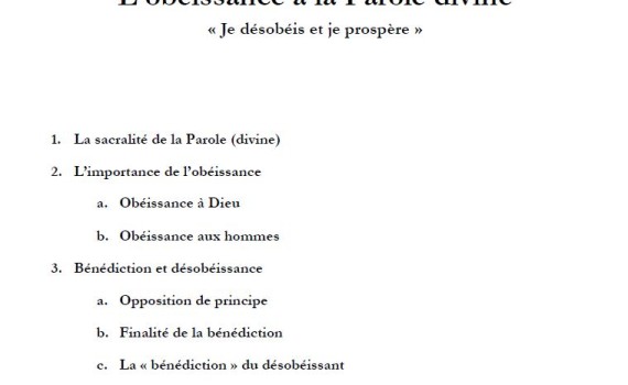 obeissance